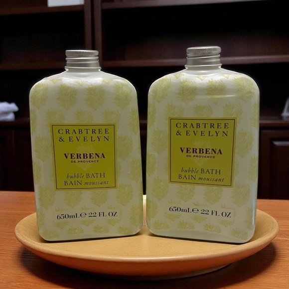 Crabtree & Evelyn Verbena Bubble Bath 2 Pack | 22 oz Each | Luxury Bath Set - Picture 1 of 1
